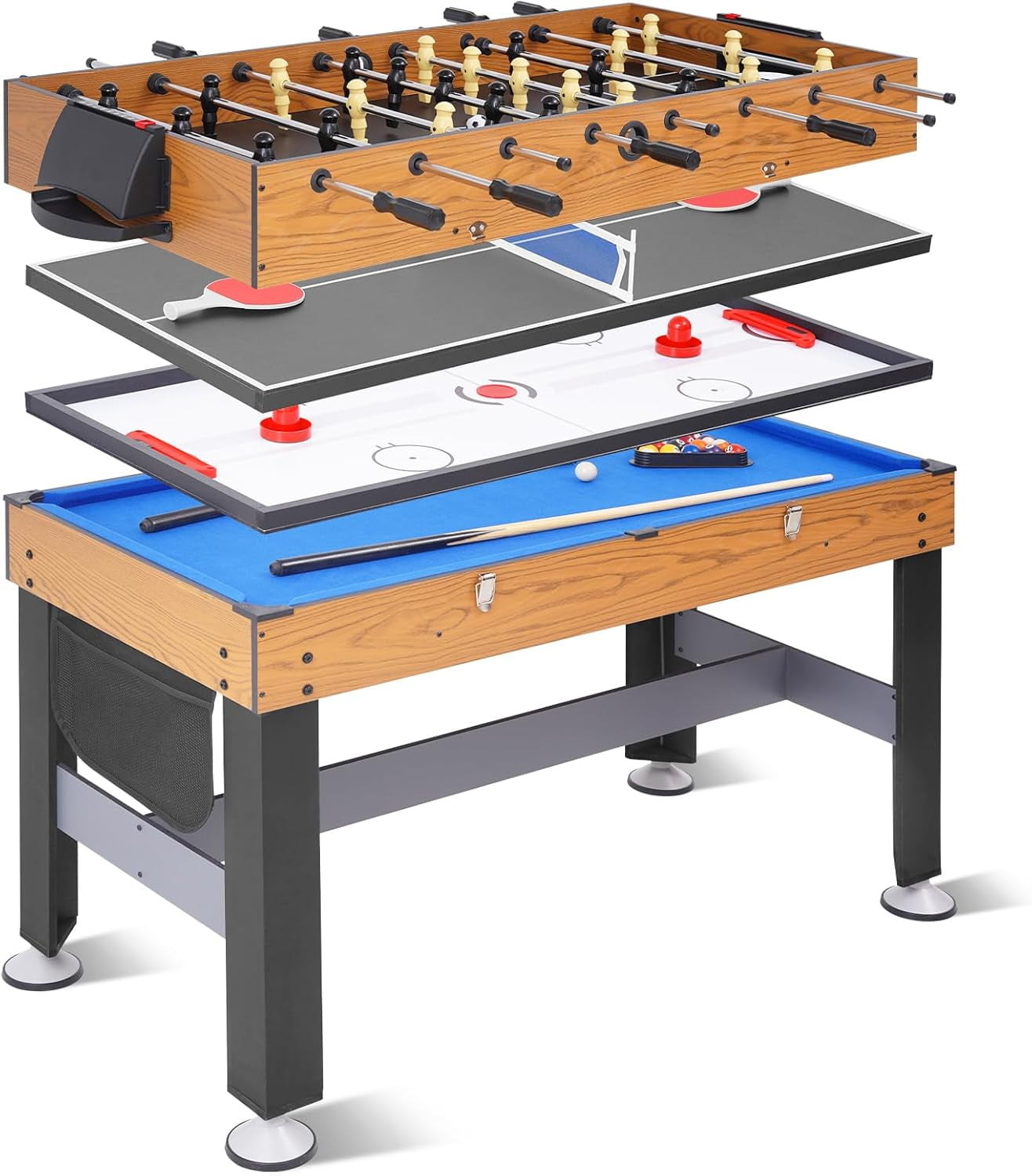 Best Choice Indoor Games Set w/ Foosball, Basketball
