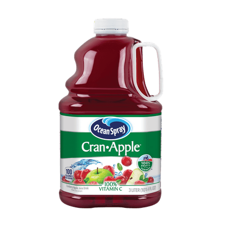 - (2 Pack) Ocean Spray Juice, Cran-Apple, 101.4 Fl Oz, 1 Count