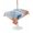 White, variant on Outdoor Tablecloth with Umbrella Hole for Patio/Picnic/Party/Camping, Blue Coastal Jellyfish Waterproof Table Cloth Rectangle Table Cover Washable, Country Nautical Ocean Creatures (60"x 102")