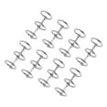 thumbnail image 3 of Binders Rings Reusable Electroplated Metal 3 Hole Loose Leaf Binding Rings for DIY Notebooks, with Glossy Surface for Paper Files Photo Albums, 3 of 7