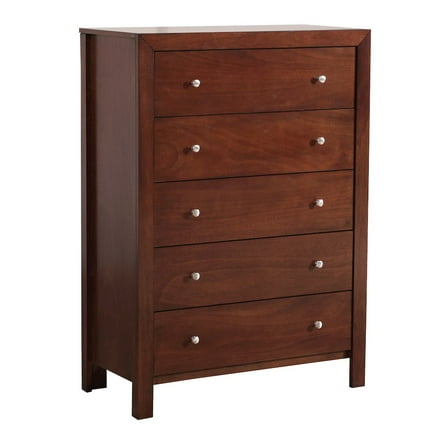 Glory Furniture Burlington Chest in Cherry Color