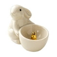 thumbnail image 4 of deevoka Cute Rabbit Holder Gift Mediation Animal Themed Stick Holder for White, 4 of 9