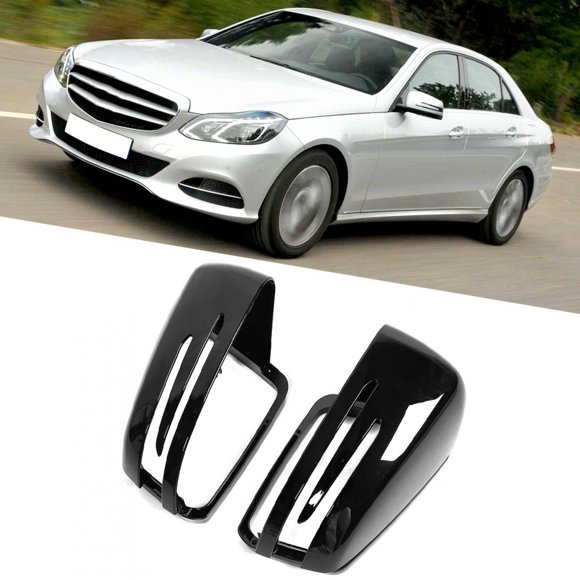 Side Mirror Cover,Yctze Car Side Mirror Cover A2128100464 Replacements For W204 C207 W212 W221 Side Door Wing Mirror Covers Rear View Mirror