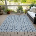 thumbnail image 6 of Addison Rugs Chantille Indoor/Outdoor Transitional Swirls Denim Washable Rectangle Rug, 10' x 14', 6 of 6