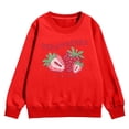 thumbnail image 4 of Weebloom Cute Hoodies For Teen Girls Graphic Prints Sweatshirt Crewneck Long Sleeve Drop Shoulder Pullover Tops Casual Birthday Dailywear,3-4 Years, 4 of 4