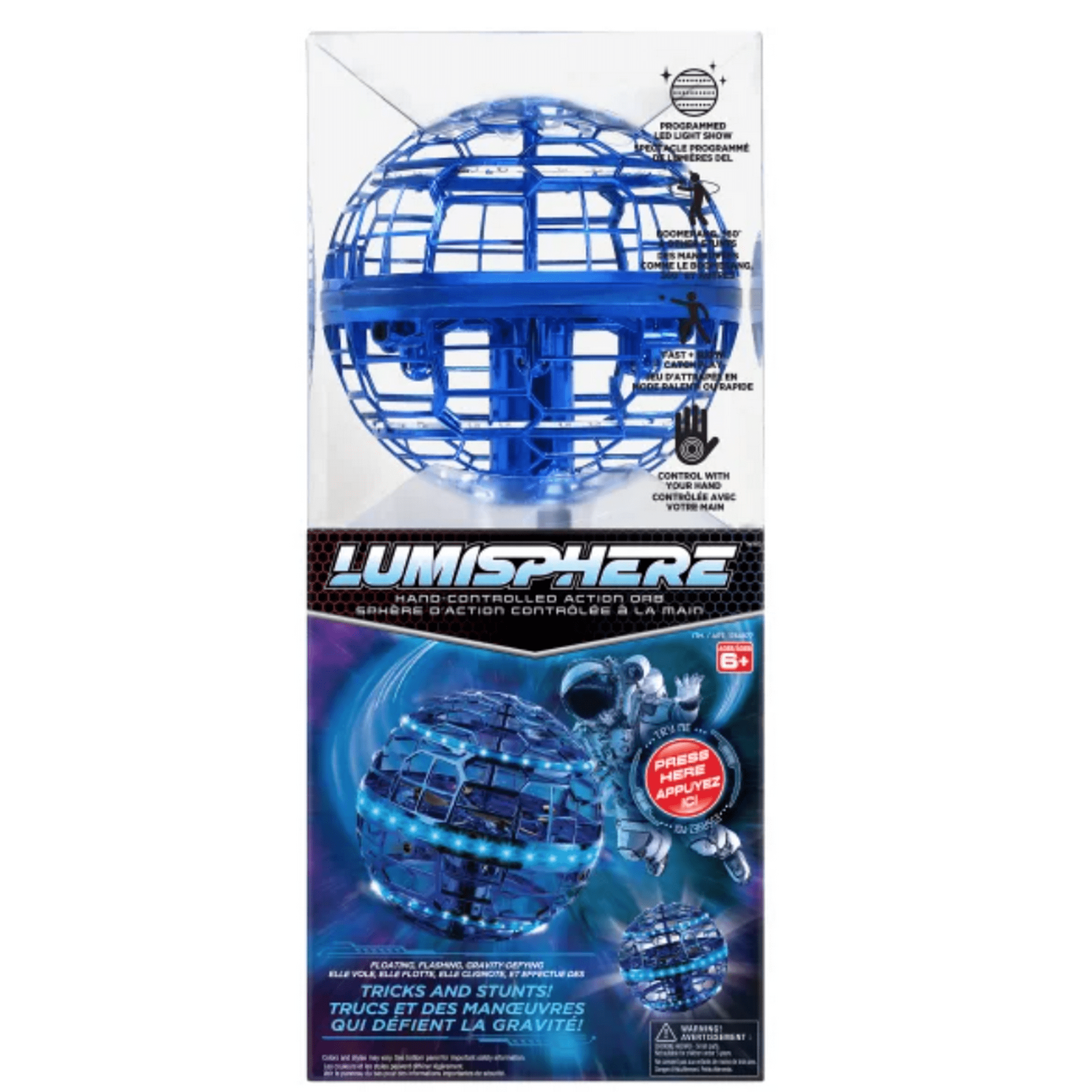 Lumisphere Hand-Controlled Action Orb (Blue)