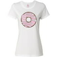 thumbnail image 3 of Inktastic Pink Donut, Donut Frosting, Donut Icing, Glaze Women's T-Shirt, 3 of 5