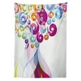 thumbnail image 3 of Ambesonne Modern Art Tablecloth Rectangular Table Cover, Colorful Warm Shades, 52"x70", Multicolor, 3 of 4