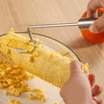 thumbnail image 2 of 2pcs Stainless Steel Maize Peeler & Stripper - Effortlessly Remove Kernels!, 2 of 10