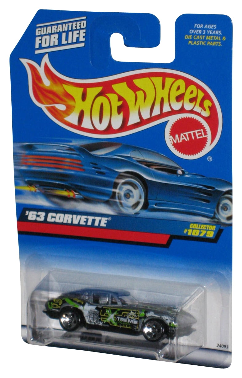 Hot Wheels Race Team Series IV Blue '63 Corvette Toy Car