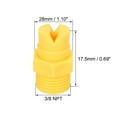 thumbnail image 2 of Flat Fan Spray Tip, 3/8 NPT Male Thread PP Nozzle, 3 Pcs (65 Degree, 3.6mm Orifice Diameter), 2 of 4