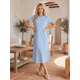 thumbnail image 2 of Vestido De Mujer Midi Casual Stretch Para Diario Y Salida, 2 of 5