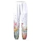 thumbnail image 4 of Pantalones de mujer de longitud completa Verano Casual Cómodo Bolsillo suelto Estampado floral Pantalones Pantalones Odeerbi ODB-2, 4 of 4