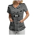 thumbnail image 6 of Godom Halloween Shirts for Women Basic Print Graphic T Shirt Fall Halloween Party Tee Tops, 6 of 6
