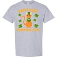 thumbnail image 3 of Inktastic St. Patrick's Day Happy Saint Purrtrick's Day T-Shirt, 3 of 5