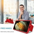 thumbnail image 4 of SaniMore for Samsung Galaxy S21 Plus 5G Case 2021, for Galaxy S21 Plus 5G Case with Slide Camera Cover Built-in Kickstand Dual Layer Hybrid Shockproof Cover for Galaxy S21 Plus 5G 6.7", Red, 4 of 13
