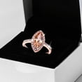 thumbnail image 4 of CILENON Thumb Rings for Women Champagne Diamond Ring Elegant Rhinestone Ring Rose Gold Jewellery Rings Women Fashion Full Diamond Zircon Rings for Women Size 6 10 Ring Set for Women (Rose Gold,7), 4 of 6