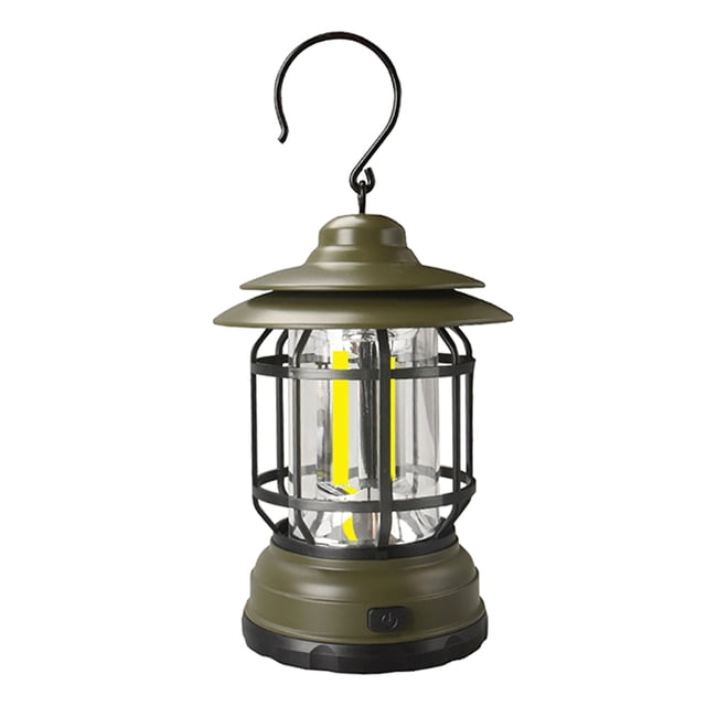 Mistaha LEDs Camping Lantern H-anging Outdoor Lights Retro Design Strong/Weak Dual Lighting Effects/ 3 *