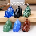 thumbnail image 2 of Tizuqe Crystal Cats Miniature Figurine Cute Carved Ornament for Home Decors Gift, 2 of 7