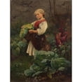 thumbnail image 2 of Leopold Carl Müller 15x18 Black Ornate Wood Framed Double Matted Museum Art Print Titled - The House Mothers (1870), 2 of 5