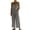 Gray, variant on Women's Soft Cotton Jersey Knit Loungewear Set, Loose Relaxed Fit with Elastic Waistband, Lightweight Breathable Two Piece Matching Top and Shorts, Casual Summer Outfit | TruHer,Army Green L