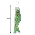 thumbnail image 3 of koolsoo 55-150cm Divers Drapeaux Japonais en Forme de Carpe, Vert 55cm, 3 of 9