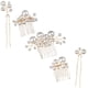 thumbnail image 3 of peinetas de perlas para boda, horquillas para novia, pinzas para el cabello con perlas, accesorios para el cabello, 3 of 6