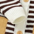 thumbnail image 6 of Baby Girl Boy Knitted Sweater Romper Jumpsuit Round Neck Long Sleeve Romper Jumpsuit Cute Cotton Baby Clothes Boys Girls Fall Outfits for Girls and Boys 3-6 Months, 6 of 8