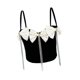 thumbnail image 5 of Top corto Con borlas de diamantes de imitación Yinane 36B 80, 5 of 8