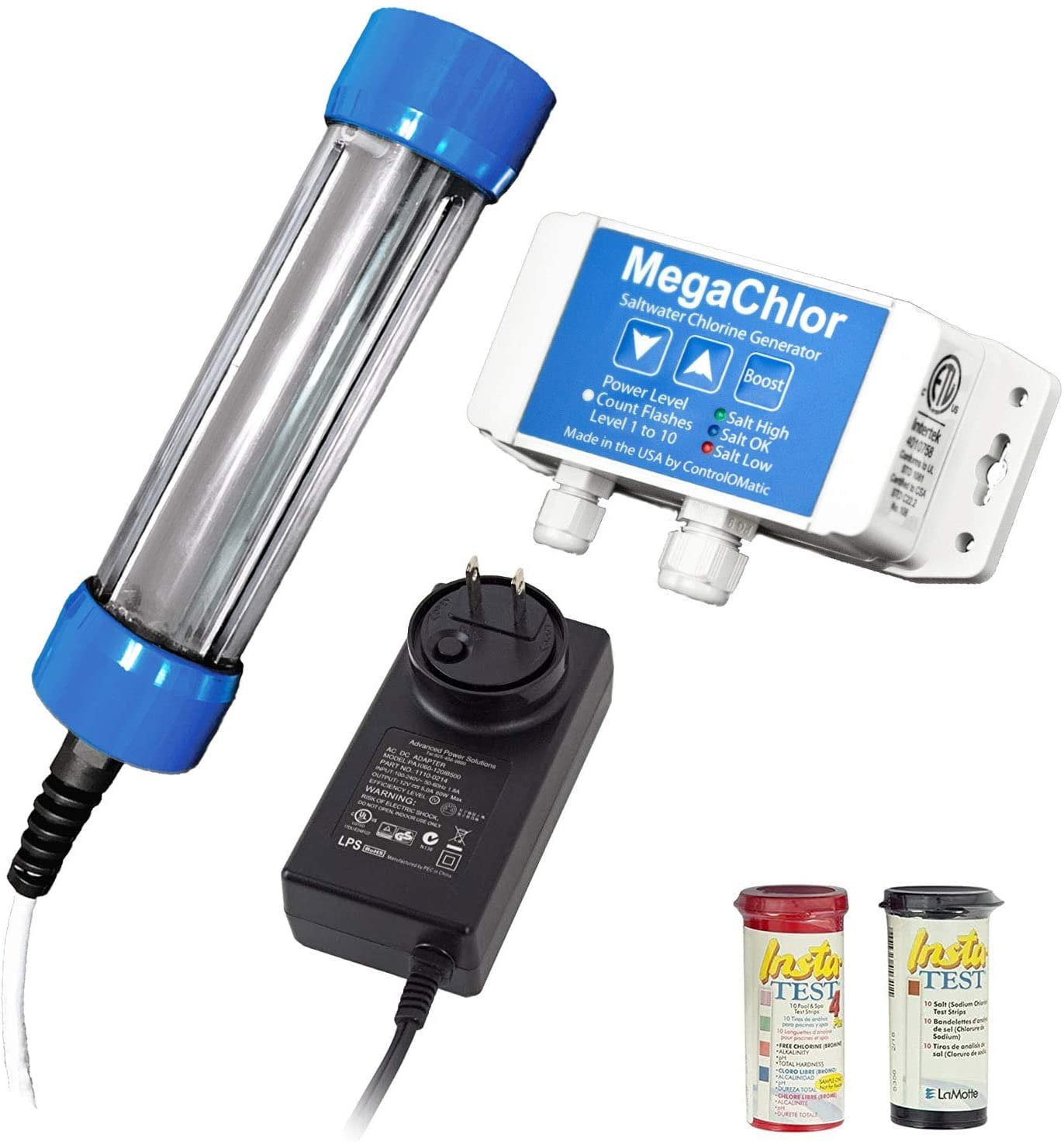ControlOMatic MegaChlorCD Saltwater Smart Chlorine Generation System