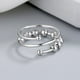 thumbnail image 1 of Anillo de cuentas redondas giratorias de doble capa, anillo de descompresión de ansiedad femenina, pulsera de moda con personalidad femenina, 1 of 5