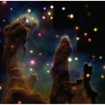 thumbnail image 3 of NASA 12x12 Black Modern Framed Museum Art Print Titled - The Eagle Nebula, Pillars of Creation, 3 of 5