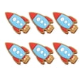 thumbnail image 4 of KAKOWELY pencil tip protector 6pcs PVC Rocket Pencil Extender Adorable Pencil Protectors Pencil Cap Pencil Extender Pencil Covers Pencil Tip Pencil PVC Toppers, 4 of 5