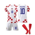 thumbnail image 1 of Croatia 2022 World Cup Soccer Jersey Home Modric Soccer Jersey Adult Kids 10# MODRIC 18, 1 of 1