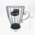 thumbnail image 4 of PENGXIANG Coffee Capsule Holder Coffee Capsule Storage Organizer Metal Coffee Capsules Storage Basket Stylish Espresso Pods Holder, 4 of 5