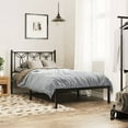 thumbnail image 4 of vidaXL Metal Headboard Black 39.4", 4 of 5