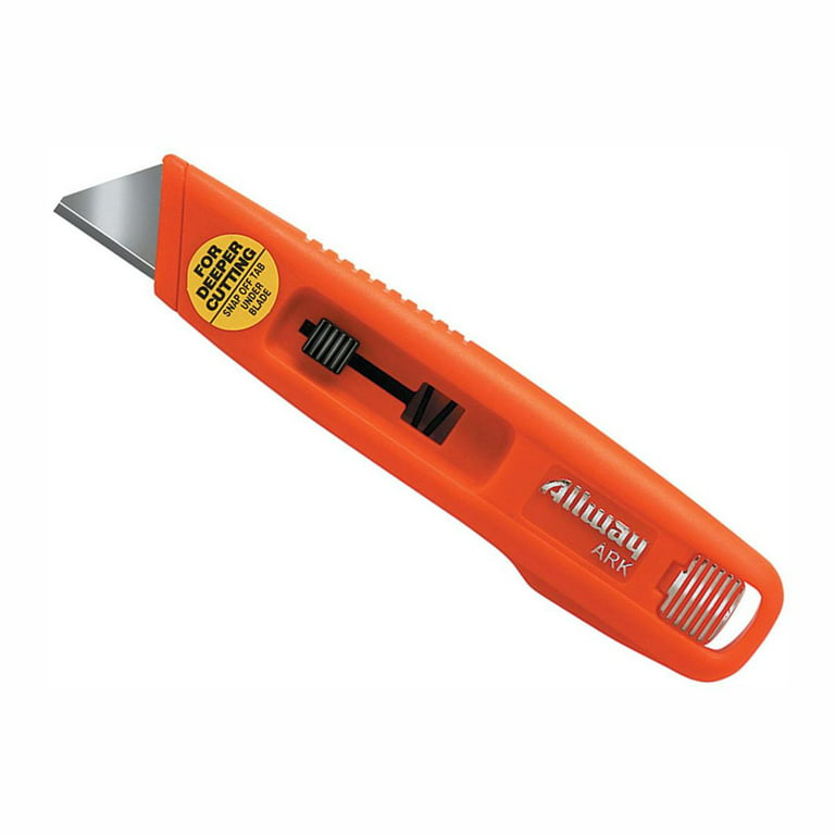 Allway Ark Orange Retractable Blade Box Cutter