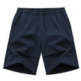 thumbnail image 4 of Liyamei Boys Quick Drying Athletic Shorts with Pockets for Summer Sports Size 7-12,Blue, 4 of 6