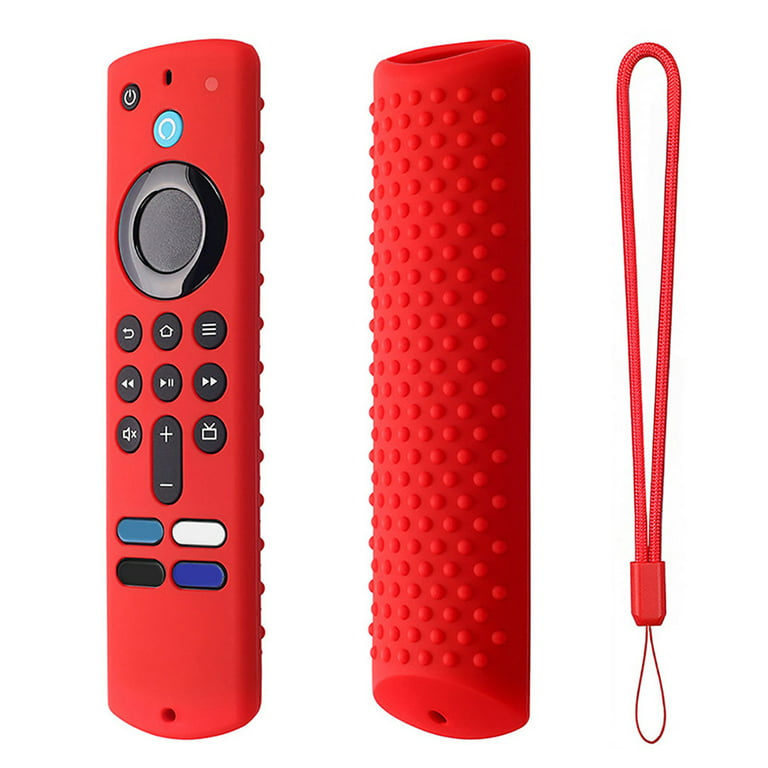 Fire TV 43 Omni Series 4K UHD smart TV bundle with Universal  Tilting Wall Mount and Red Remote Cover
