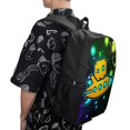 thumbnail image 4 of Geometry Dash Backpack 17 Inch Shoulder Bag Sturdy Laptop Backpack Daypack for Men Women Travel School, 4 of 8