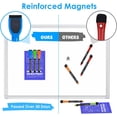 thumbnail image 3 of shiyou-Magnetic Dry Erase Markers Fine Tip, Whiteboard Markers with Eraser, 24 Count Colorful Fine Point for Kids, Low Odor Thin Dry Erase Markers for Calendar Boards, 3 of 4