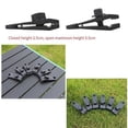 thumbnail image 4 of Tarp Clips Heavy Duty Lock Grip,20Pack Tarp Clamps,Shade Cloth Clips Fasteners,Pool Awning Cover Bungee Cords Clips, 4 of 5