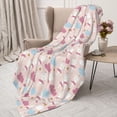 thumbnail image 3 of Disketp Poodle In Ballet Skirts Dancing Cozy Flannel Fleece Throw Blanket: Has a velvety texture for All Seasons - Perfect for Women, Men, & Kids"60"x50", 3 of 6