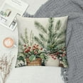 thumbnail image 2 of PRATYUS  Christmas Pillow Covers Watercolor Ink Painting Christmas Tree Decorative Throw Pillows Winter Christmas Decor for Home Couch, 2 of 5