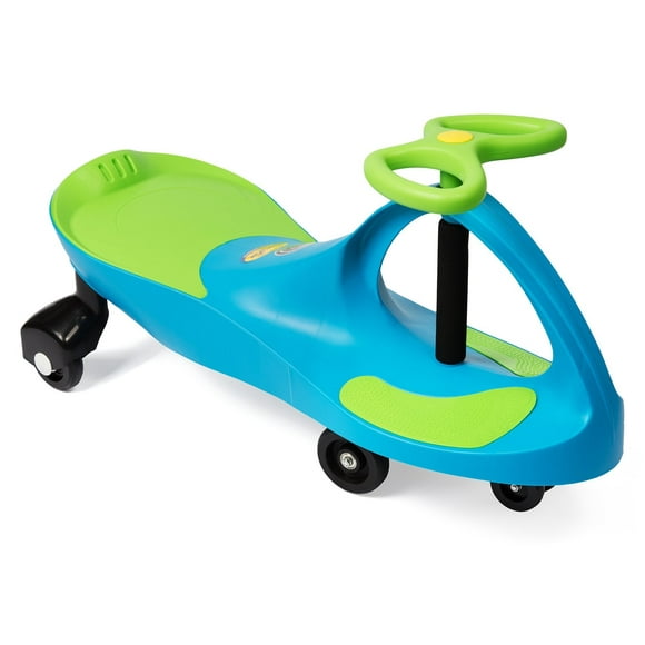 Plasmart Aqua Blue/Lime Green Plasma Car Ride On (PC035)