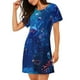 thumbnail image 2 of Balery Deep Sea Glowing Fishes Camisón de manga corta con cuello redondo para mujer, cómodo y elegante., 2 of 6