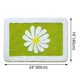 thumbnail image 3 of Alfombras de baño, alfombras de baño con flores, alfombras de fibra superfina suaves y esponjosas, alfombra de baño antideslizante (16 x 24 pulgadas, verde tierno, verde tierno), 3 of 5