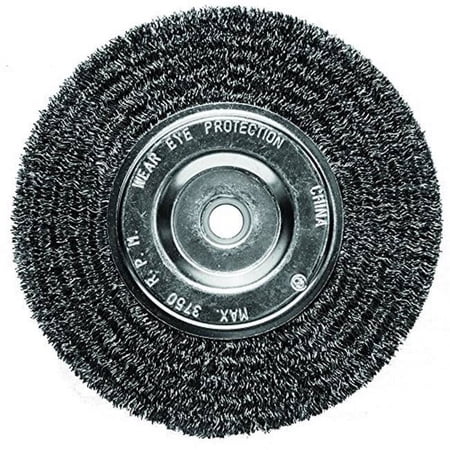 UPC: 0081838768638 | Century Drill & Tool CY76863 6 x 0.5 x 0.63 in. Fine Bench Grinder Wire Wheel