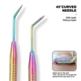 thumbnail image 4 of Sonew Eyelash Lift Tool, Stainless Steel Double Ended Lash Separator for Perming Tinting Eyebrow Care, 4 of 8