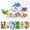 Aircraft + Tank, variant on 3D Insect Paper Assembly Model Kit - 25 Piece Snap Fit Jungle Creature Set, Jigsaw Puzzle Set